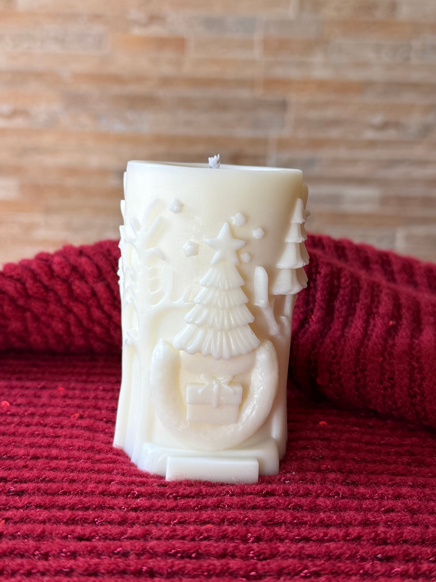 Vela decorativa - Tronco ciervo