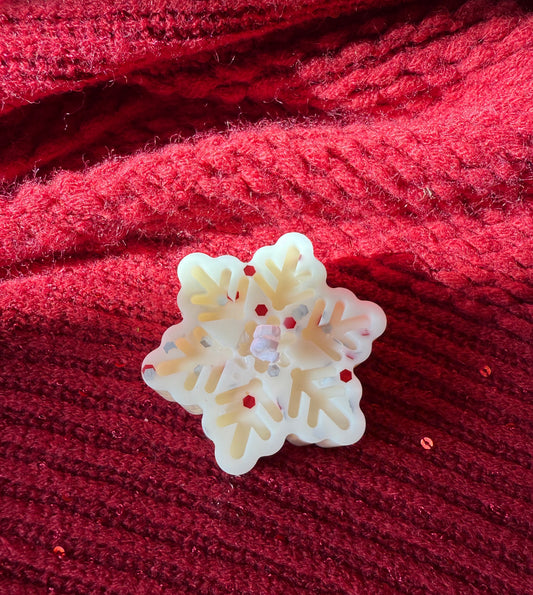 Vela decorativa - Copo de nieve