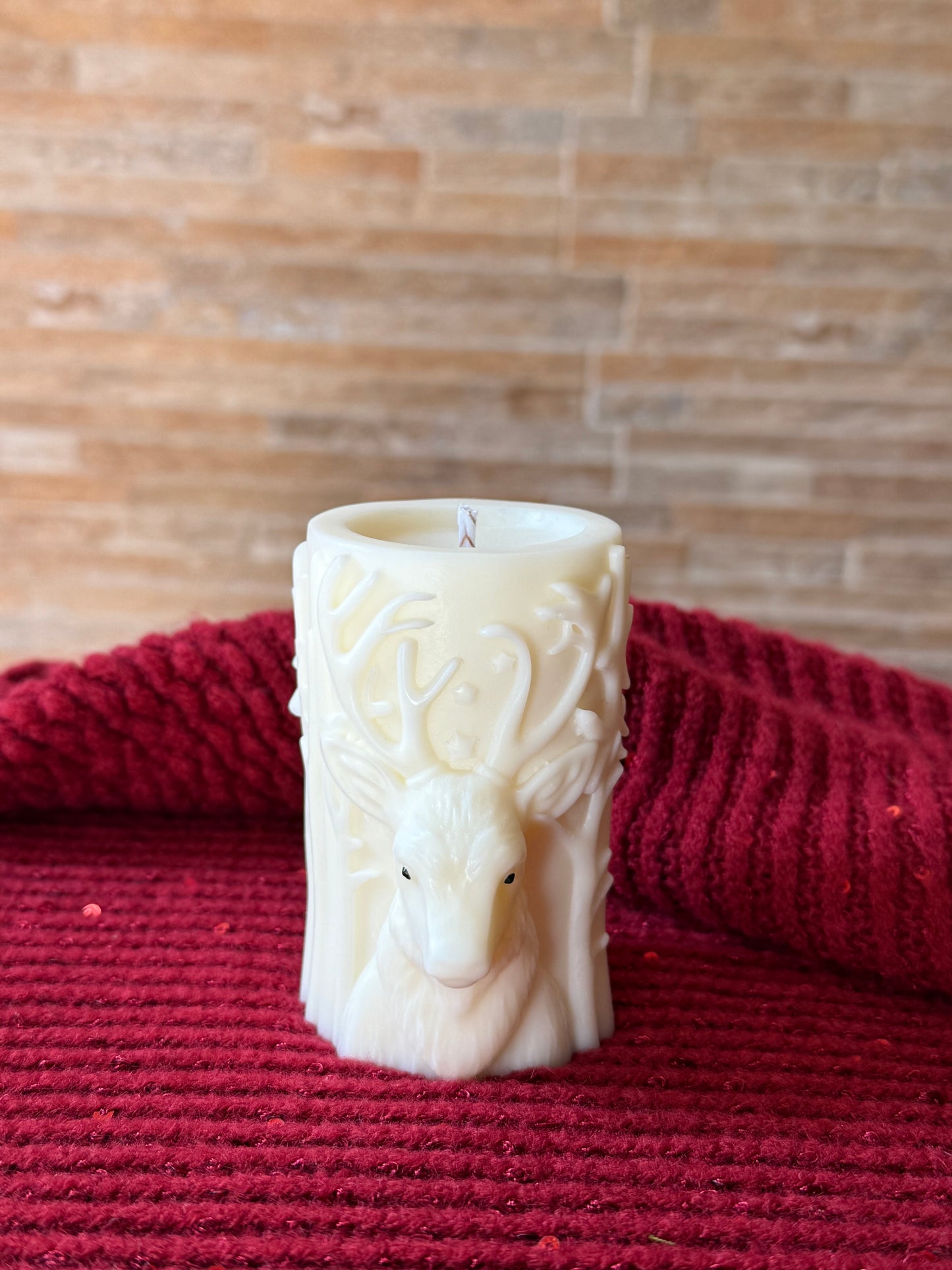 Vela decorativa - Tronco ciervo